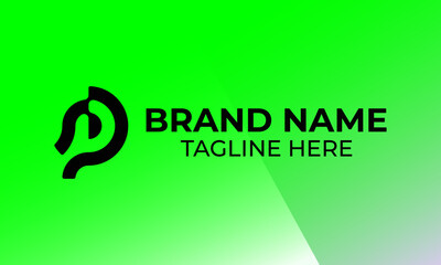 Creative P letter logo design for nft, crypto, blockchain technology also all kind of brand logo in vector shape