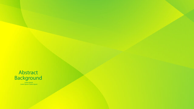 green and Yellow color background abstract art vector 