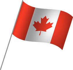 Fototapeta na wymiar Canada day illustration