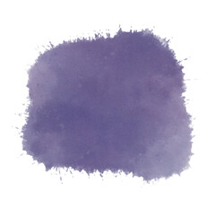 Abstract watercolor stain graphic element