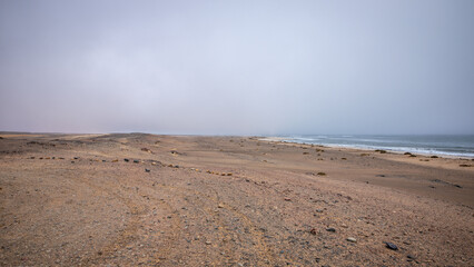 Beach at skeleton Coast, Namibia.
