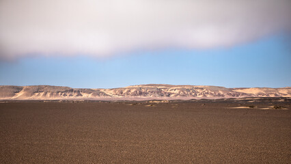 Dunes in beautiful sunlight at Skeleton Coast Park, Namibia.
