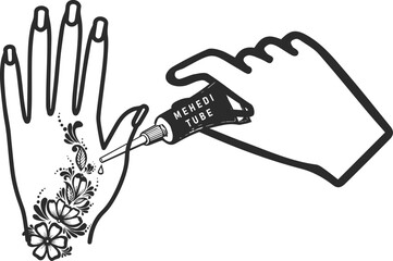 Art icon, creativity icon black vector