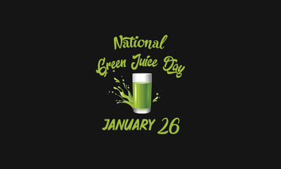Green Juice day t shirt design | T-Shirt design for international green juice day