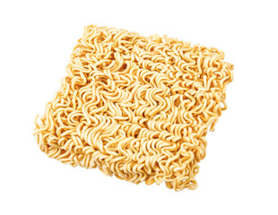 The Noodles of fast preparation isolated on a white background