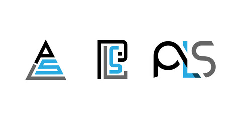 Simple and Modern PLS Logo Design