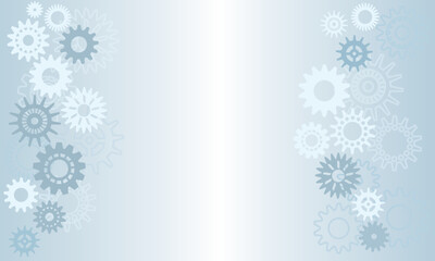 Naklejka premium Abstract vector geometric background with gears.