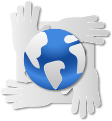 humanitarian day illustration