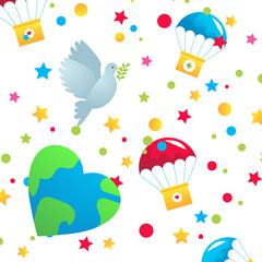 humanitarian day illustration