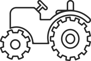 Farm icon, farming icon black vector
