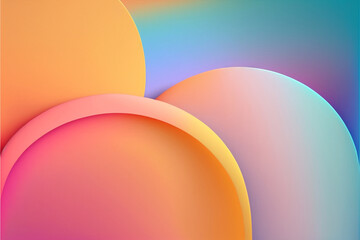 Illustration of a dynamic colorful background - Ultra gradient - Created with generative ai