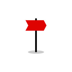  Blank road sign board icon