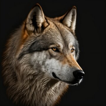 Beautiful Wolf portrait