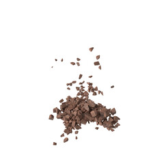 Rock debris isolated transparent background 3d rendering
