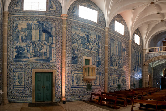 The church of Seo Joao Evangelista located in Evora, Portugal