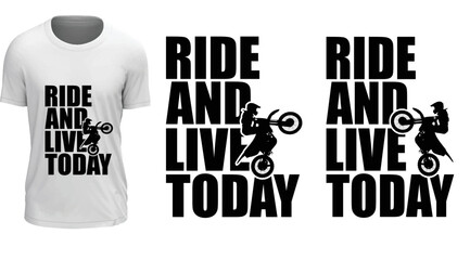 Dirt Bike,Motorcycle,motorbike t shirt design typography with slogan,white Background.Mountain Bike motocross
