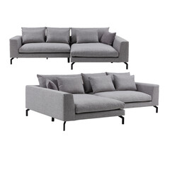 sofa with cut out isolated on background transparent