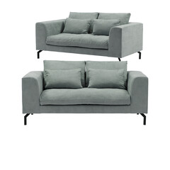 sofa with cut out isolated on background transparent