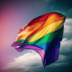 The Rainbow Flag: A Symbol of Resistance and Pride by AI technology