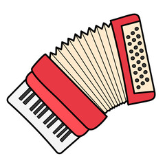 accordion filled outline icon