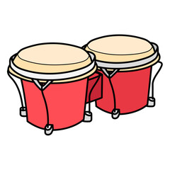 bongo filled outline icon