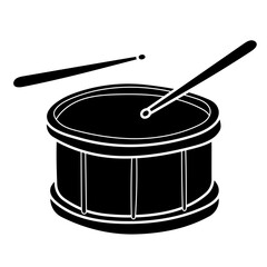 snare drum glyph icon
