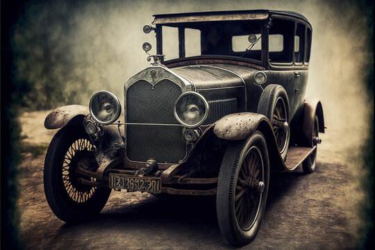 automóvel antigo retro estilo 