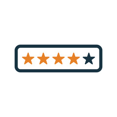 Star, rank, rating icon.
