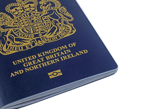UK biometric passport	 transparent png.