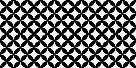 Black and white abstract geometric pattern