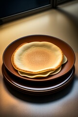 crepes dish in a bakery generate by ai 