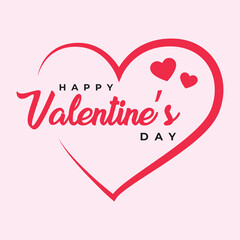 Happy Valentines Day Vector Background