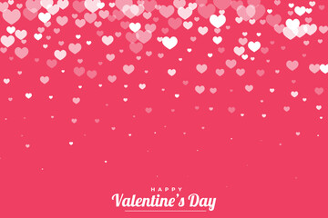 Happy Valentines Day Vector Background