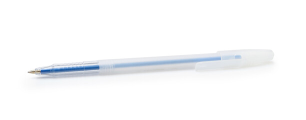 Ballpoint pen isolated on white.