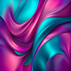 Multicolored trendy background illustration, purple green pink and turquoise colors