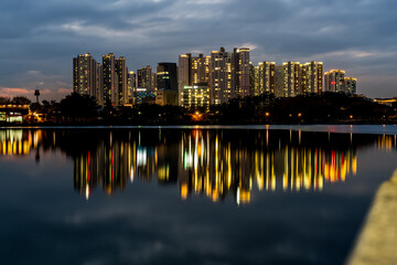 Fototapeta premium 한국 일산 호수공원