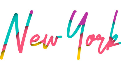 New york city typography, t-shirt graphics, vectors fashion style