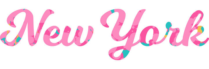 New york city typography, t-shirt graphics, vectors fashion style