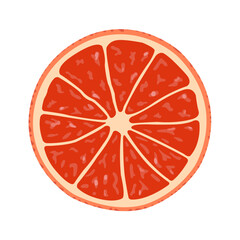 grapefruit, cut orange, icon, grapefruit fruit illustration, orange for advertising, store label