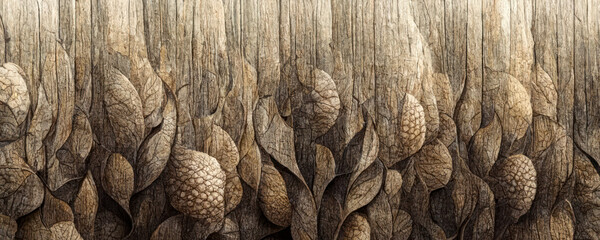 Wooden   background for design. Color gradient. Modern, futuristic. wallpaper, web banner, generative ai