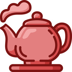 teapot two tone icon