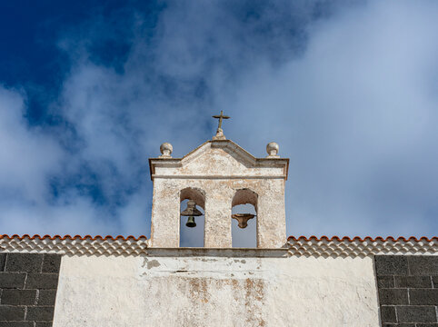 kleine Kapelle in Lanzarote, Kanaren, Spanien