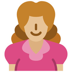 Obraz premium bride flat icon