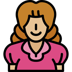 bride filled outline icon
