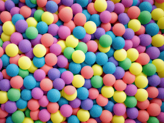 Fototapeta premium Colored confetti. Generative AI