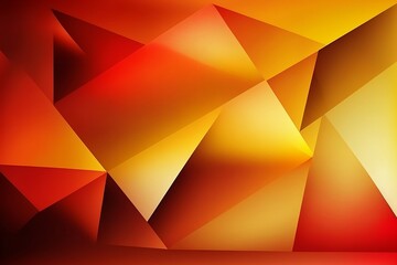 Orange abstract graphical background for web banners and wallpapers with Generative AI technology