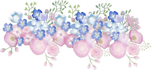 : plant, vector, tree, leaves, floral, flower, illustration, cardflowers frame