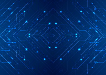  technology design blue abstract background