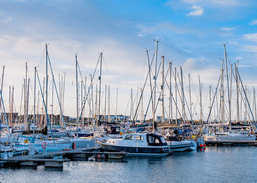 yachts in marina, Howth, Dublin, Ireland