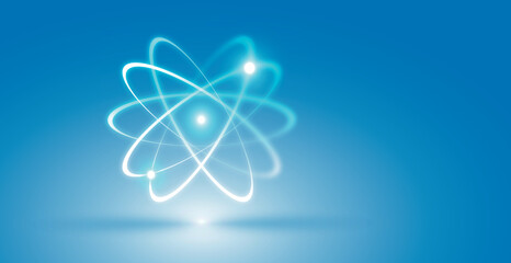 atomo, energia nucleare, fisica - obrazy, fototapety, plakaty